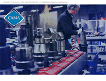 Tablet Screenshot of cama-machinetools.com